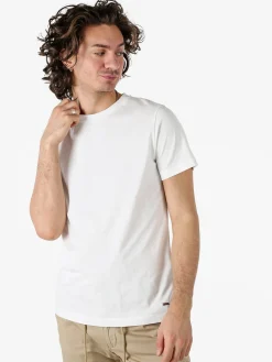 Geox T-shirt girocollo da uomo in cotone - bianco