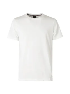 Geox T-shirt girocollo da uomo in cotone - bianco