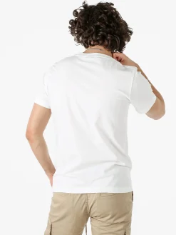 Geox T-shirt girocollo da uomo in cotone - bianco