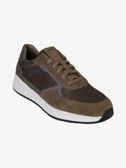 Geox U BRANTHON A Sneakers in pelle scamosciata da uomo - multicolore