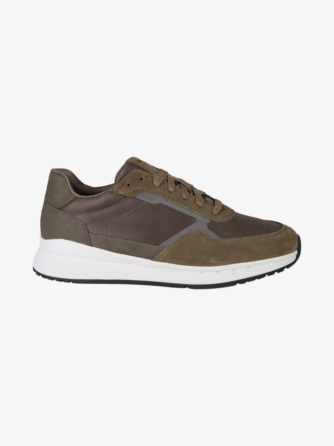 Geox U BRANTHON A Sneakers in pelle scamosciata da uomo - multicolore