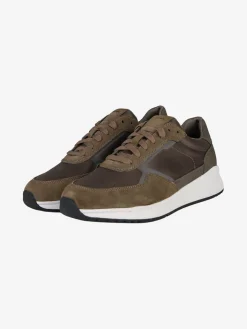Geox U BRANTHON A Sneakers in pelle scamosciata da uomo - multicolore