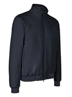 Geox VINCIT Giacca imperbeabile da uomo con zip - blu scuro