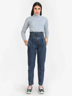 Ghiaccio&Limone Jeans donna push up a vita alta