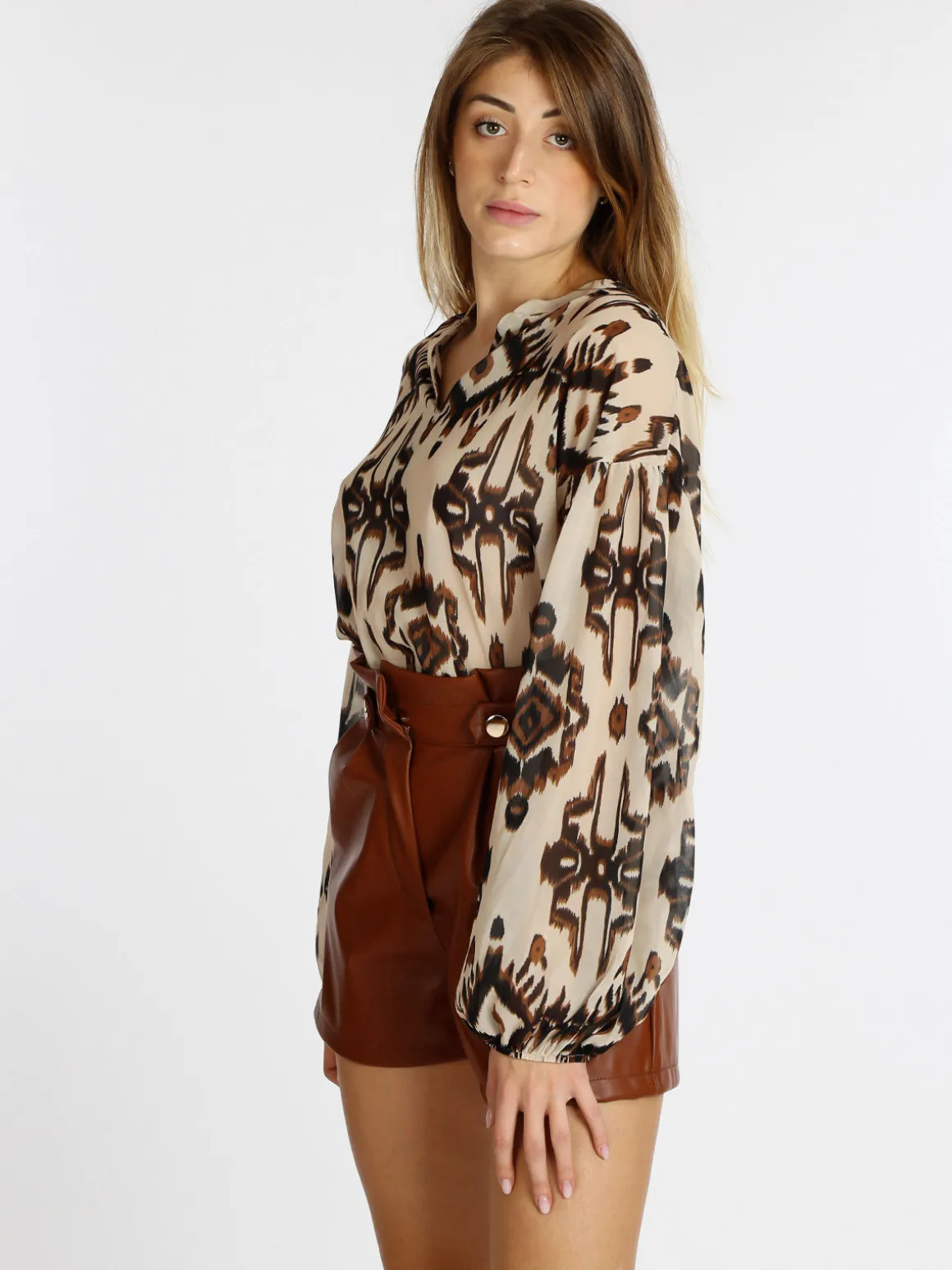Ghisleri Blusa da donna con maniche ampie