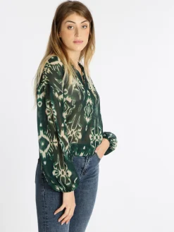 Ghisleri Blusa da donna con maniche ampie