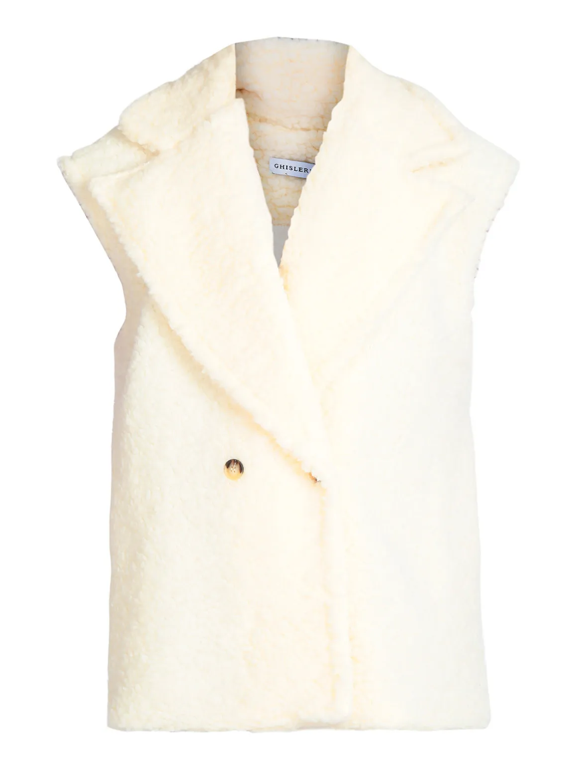 Ghisleri Giacca teddy smanicata donna