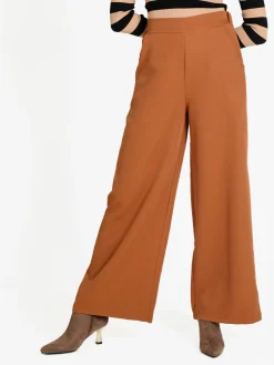 Ghisleri Pantaloni donna ampi a vita alta