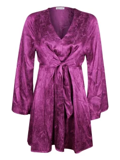 Ghisleri Vestito midi con maniche a campana
