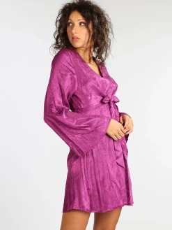 Ghisleri Vestito midi con maniche a campana