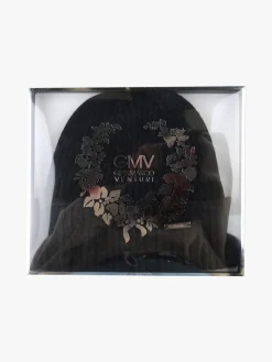 Gian Marco Venturi Cappello in maglia con risvolto - nero