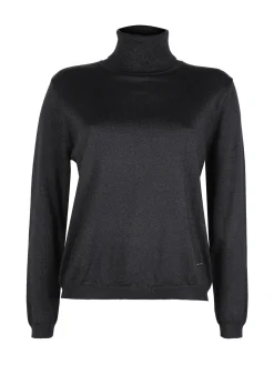 Gian Marco Venturi Maglia dolcevita da donna in lurex