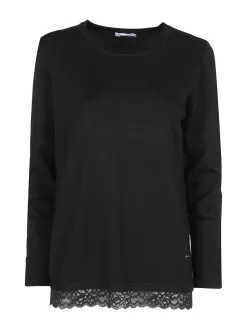 Gian Marco Venturi Maglia donna con bordo finale in pizzo