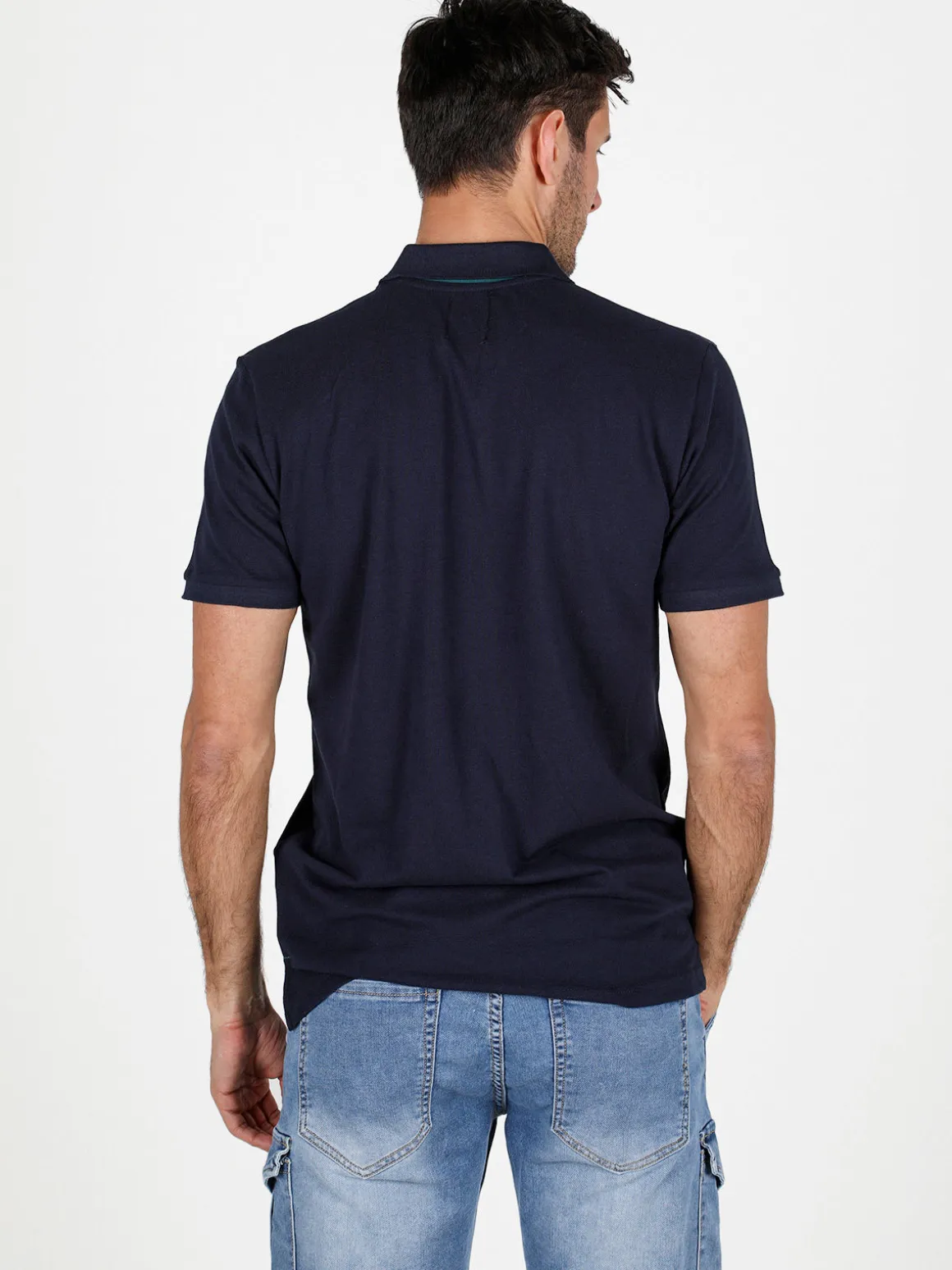 Gian Marco Venturi Polo da uomo in cotone a maniche corte
