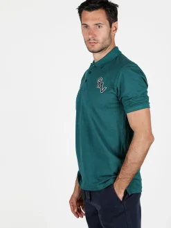 Gian Marco Venturi Polo da uomo in cotone a maniche corte