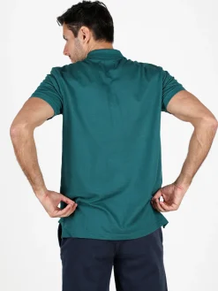 Gian Marco Venturi Polo da uomo in cotone a maniche corte