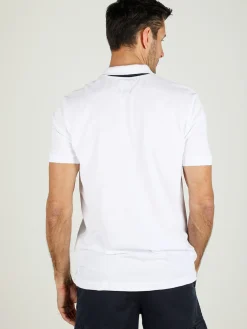 Gian Marco Venturi Polo da uomo in cotone a maniche corte