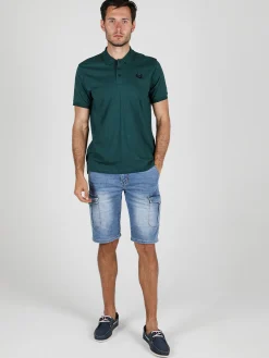 Gian Marco Venturi Polo da uomo in cotone a maniche corte