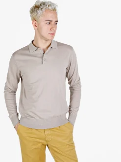Gian Marco Venturi Polo da uomo in maglia a maniche lunghe