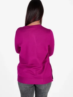 Gian Marco Venturi Pullover donna a scacchi in lurex