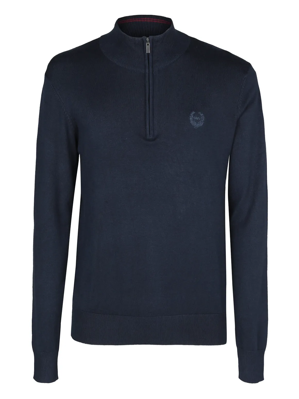 Gian Marco Venturi Pullover da uomo in maglia mezza zip