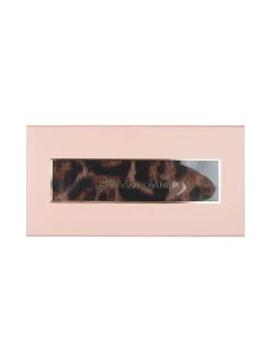 Gian Marco Venturi Sciarpa animalier da donna sfrangiata - marrone