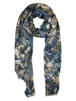 Gian Marco Venturi Sciarpa donna colorata - blu