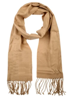 Gian Marco Venturi Sciarpa uomo con frange - beige
