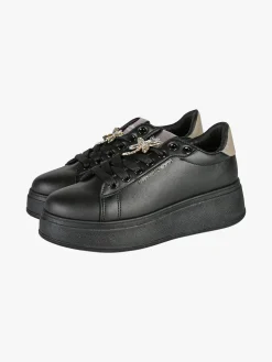 Gian Marco Venturi Sneakers donna con platform - nero