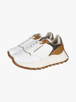 Gian Marco Venturi Sneakers donna stringate con platform - bianco
