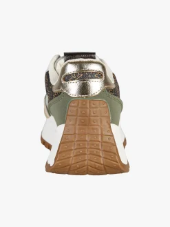 Gian Marco Venturi Sneakers donna stringate con platform - pistacchio