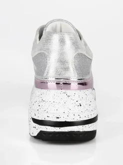 Gian Marco Venturi Sneakers glitter con zeppa