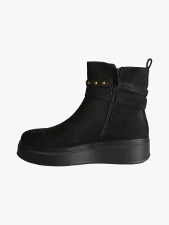 Gian Marco Venturi Stivaletti donna scamosciati con borchie e platform - nero
