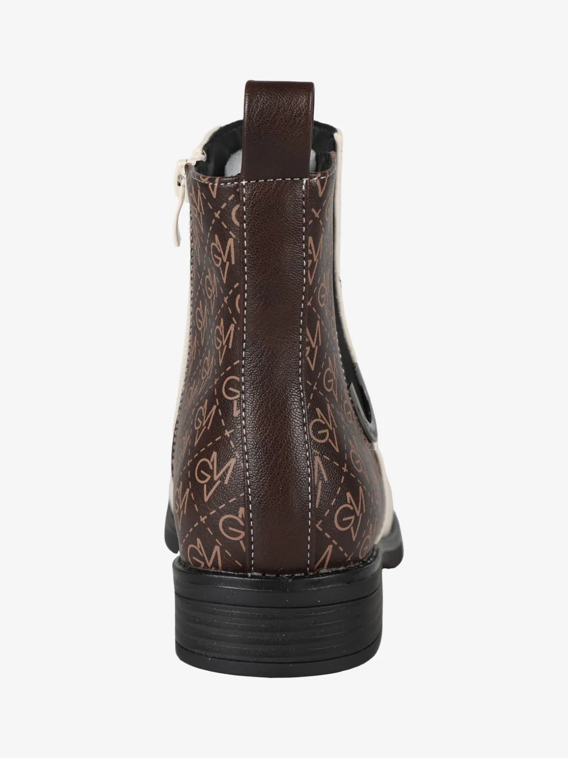 Gian Marco Venturi Stivaletti donna con monogramma bicolore