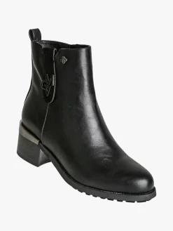 Gian Marco Venturi Stivaletti minimal da donna - nero