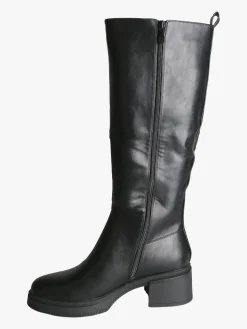 Gian Marco Venturi Stivali donna chunky con zip - nero