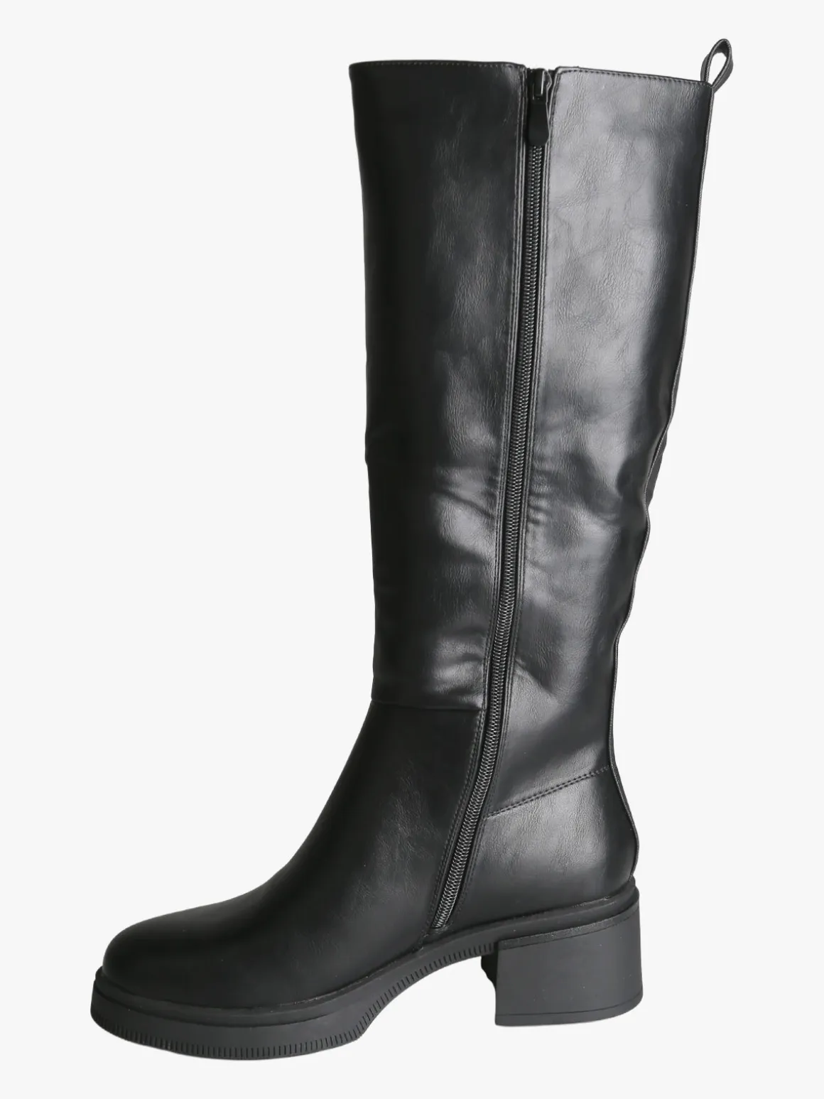 Gian Marco Venturi Stivali donna chunky con zip - nero