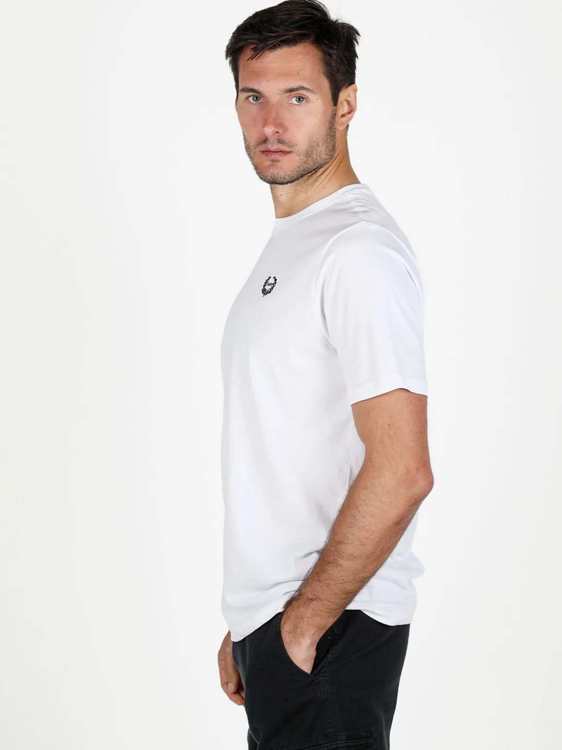 Gian Marco Venturi T-shirt girocollo da uomo in cotone