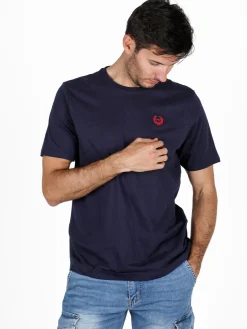 Gian Marco Venturi T-shirt girocollo da uomo in cotone