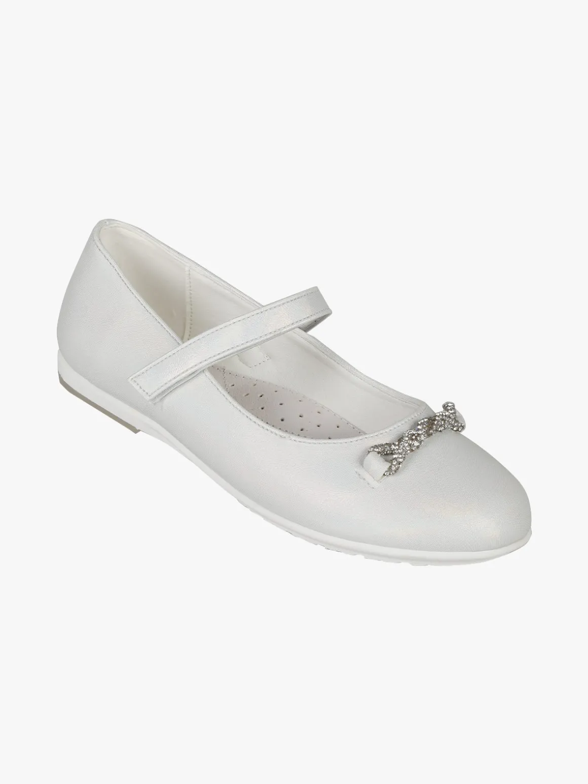 Giardino D'Oro Ballerine cerimonia da bambina con cinturino e strass