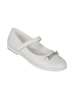 Giardino D'Oro Ballerine cerimonia da bambina con cinturino e strass