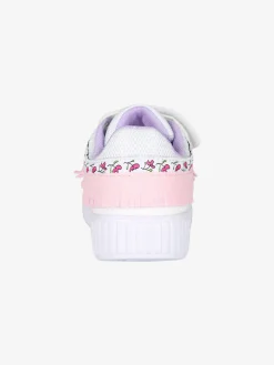 Giardino D'Oro Sneakers da bambina basse con cinturino a strappo - bianco