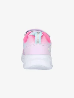 Giardino D'Oro Sneakers da bambina con luci e cinturino a strappo - rosa
