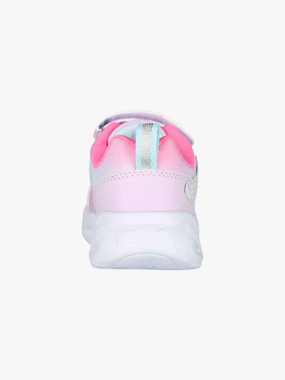 Giardino D'Oro Sneakers da bambina con luci e cinturino a strappo - rosa