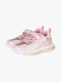 Giardino D'Oro Sneakers da bambina con luci e cinturino a strappo - rosa
