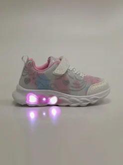 Giardino D'Oro Sneakers da bambina glitter con luci