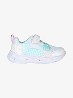 Giardino D'Oro Sneakers da bambina con luci e cinturino a strappo - azzurro