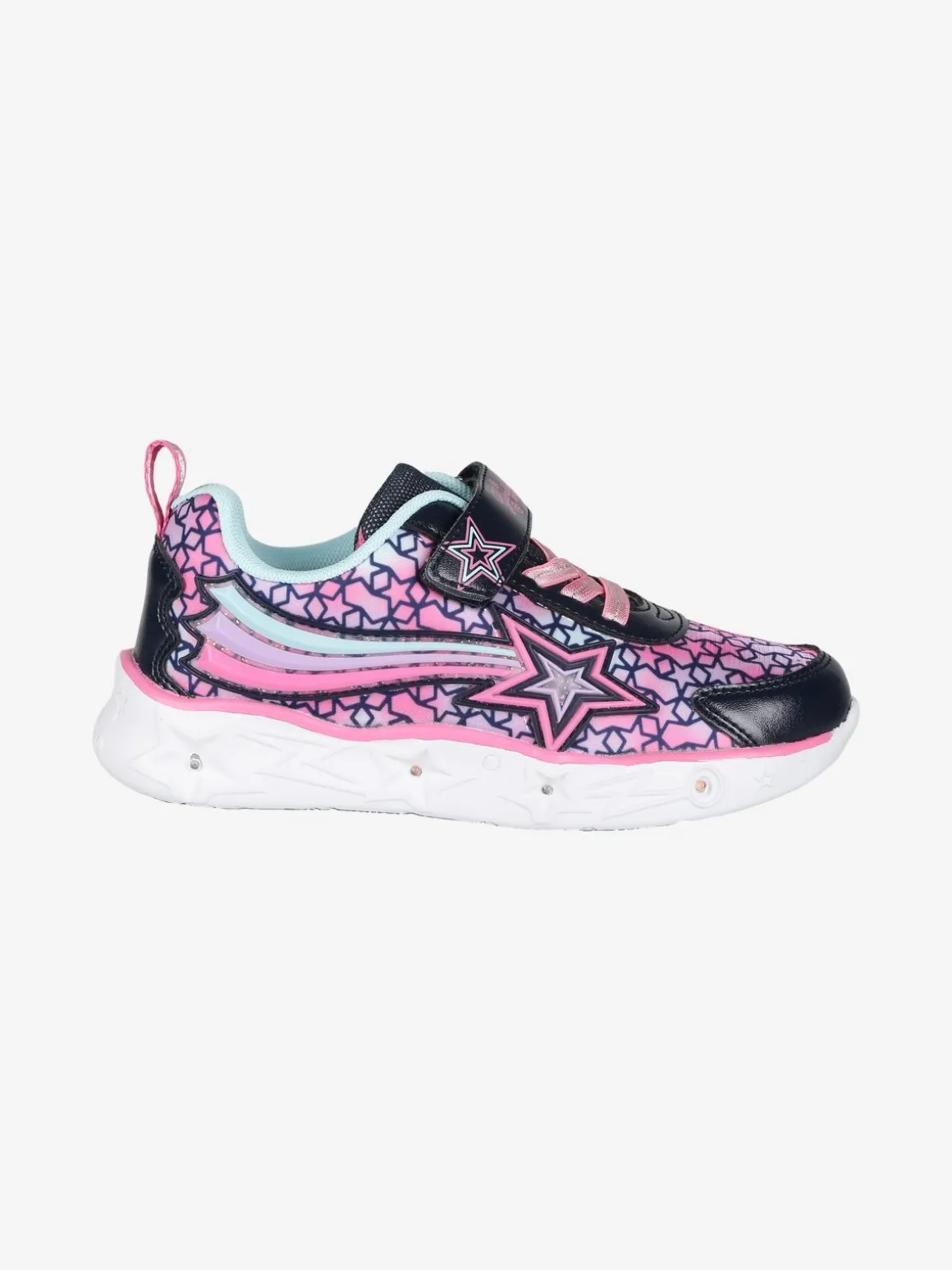 Giardino D'Oro Sneakers da bambina con strappo e luci