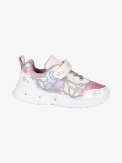 Giardino D'Oro Sneakers da bambina a fiori con luci
