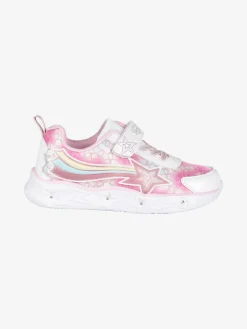 Giardino D'Oro Sneakers da bambina con strappo e luci